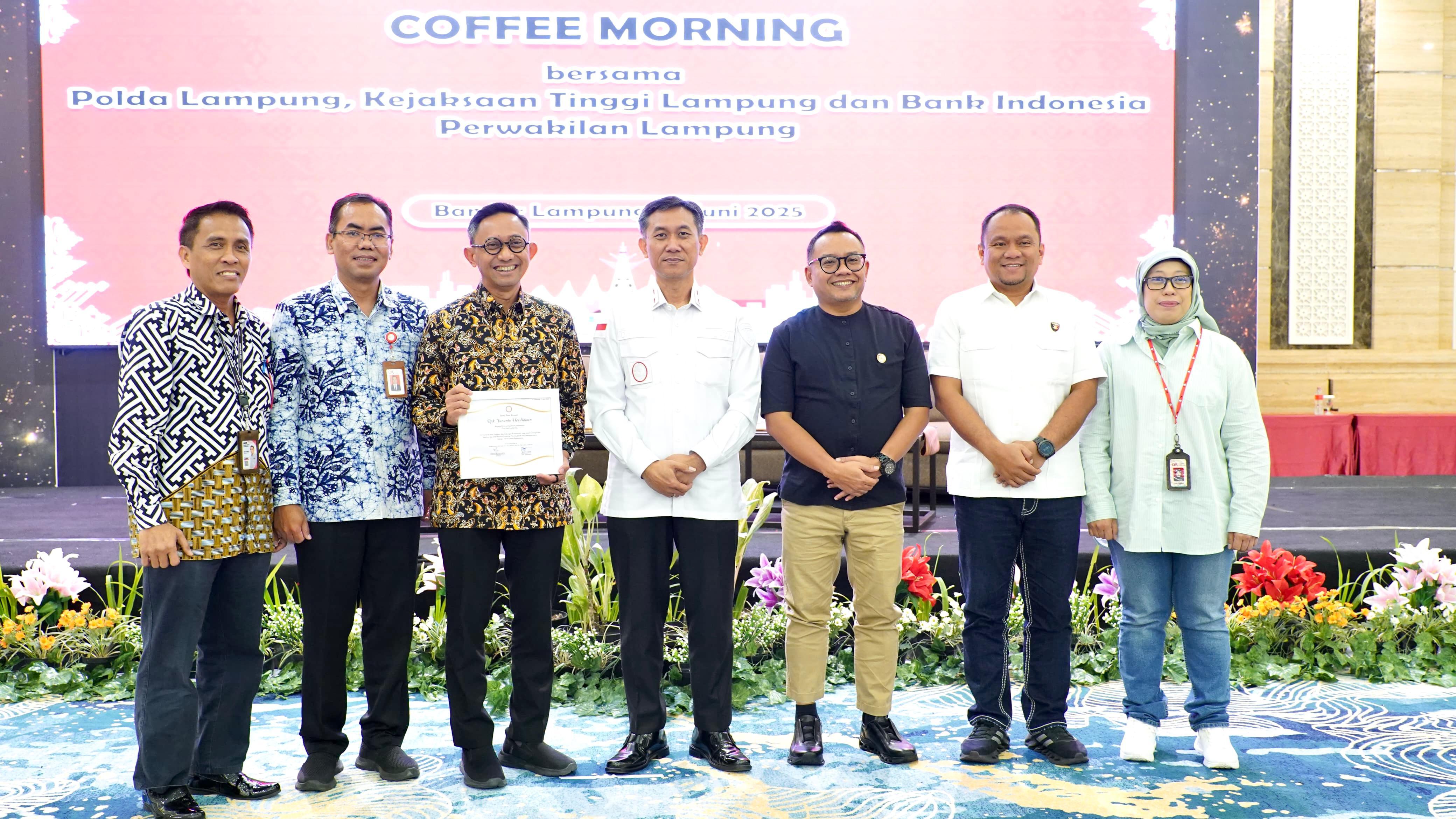 OJK Lampung Gandeng Polda dan Kejati Dorong Penegakan Hukum di Sektor Jasa Keuangan