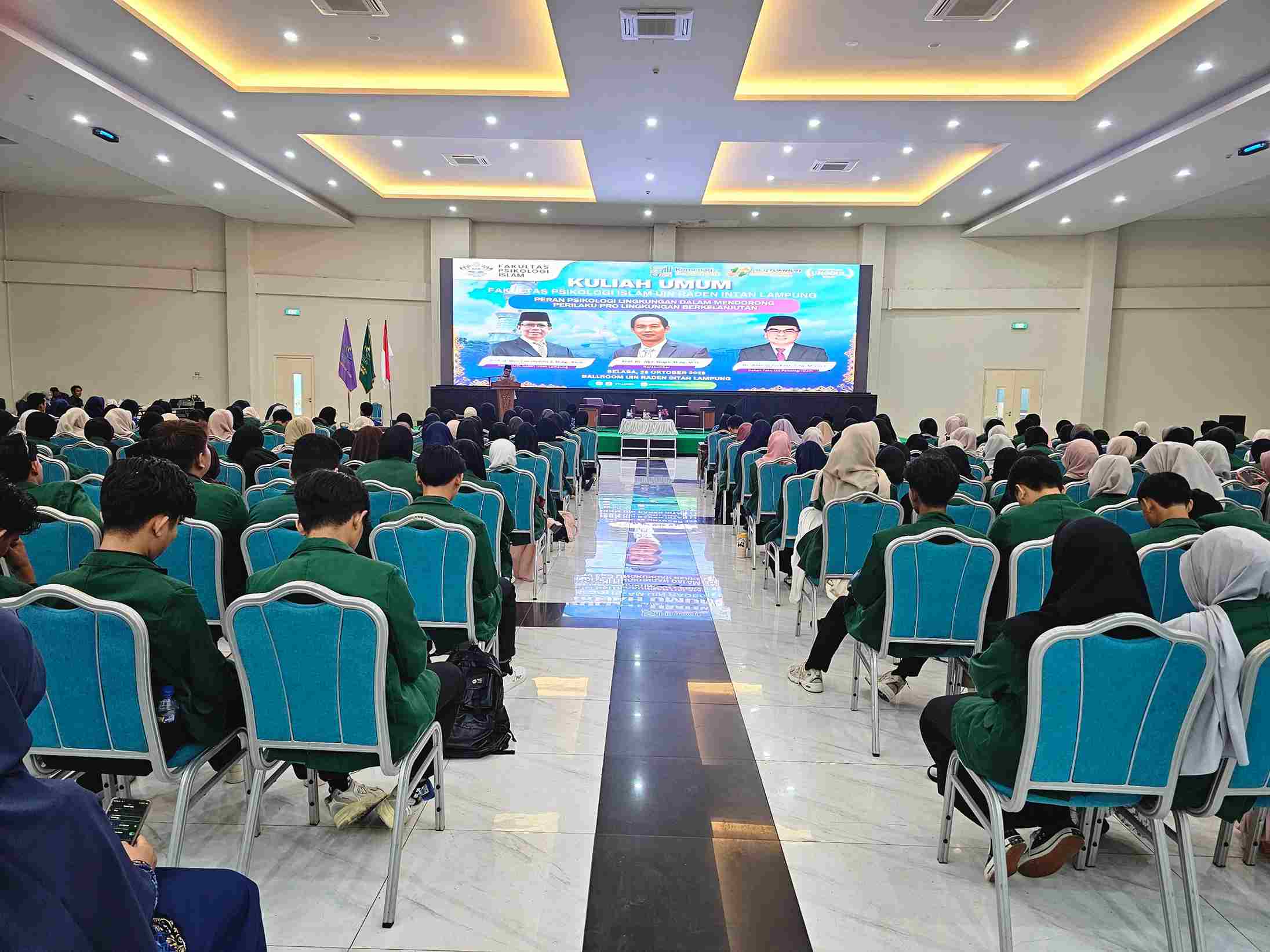 Gelar Kuliah Umum, Fakultas Psikologi Islam UIN RIL Bahas Psikologi Pro Lingkungan