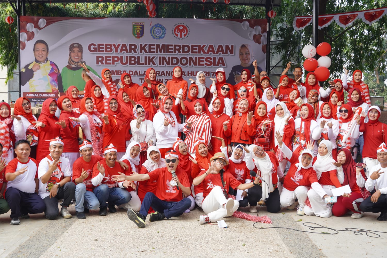 Berbagai Lomba Digelar Meriahkan HUT RI di Kantor Gubernur Lampung