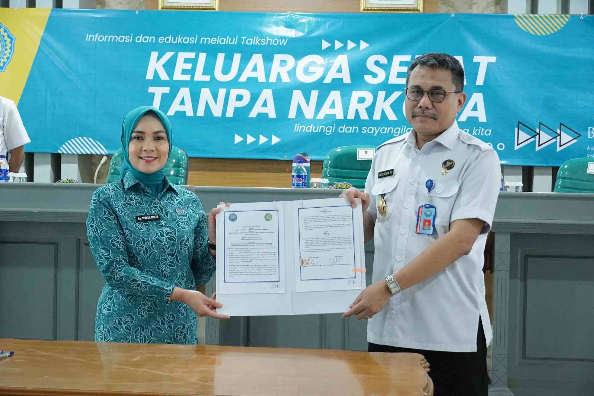 PKK dan BNNP Lampung Kolaborasi Perkuat Peran Keluarga Cegah Penyalahgunaan Narkoba