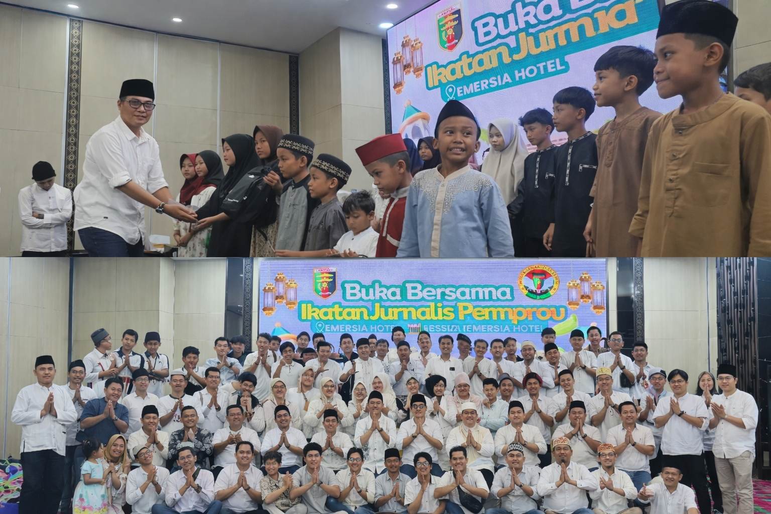 Pererat Solidaritas, IJP Lampung Gelar Bukber dan Beri Santunan Yatim Piatu