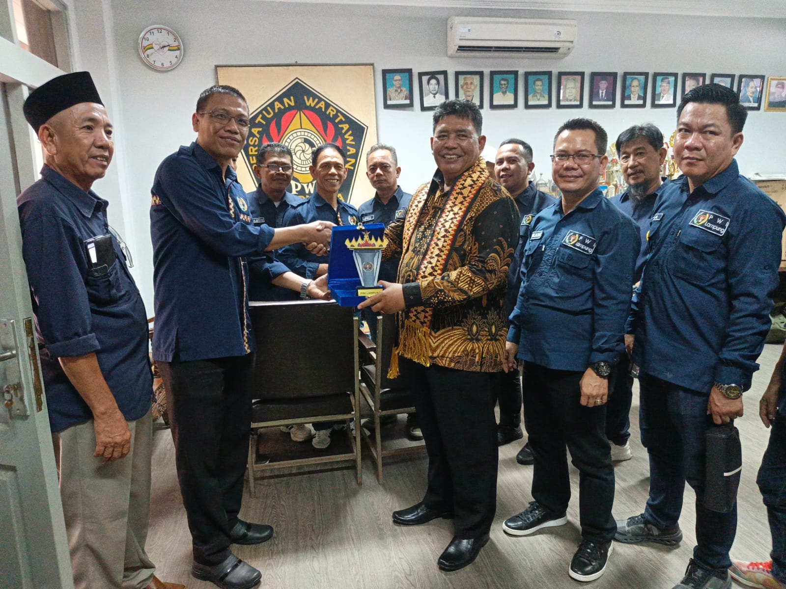 PWI Lampung Terbanyak Hadir di Pelantikan PWI Pusat