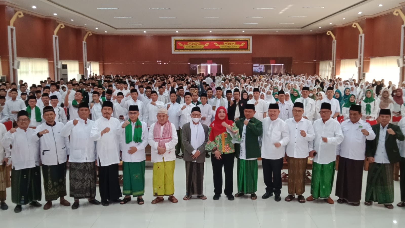 Walikota Bandar Lampung Eva Dwiana Resmi Buka Kegiatan Nahdlatul Ulama Duta Santri 