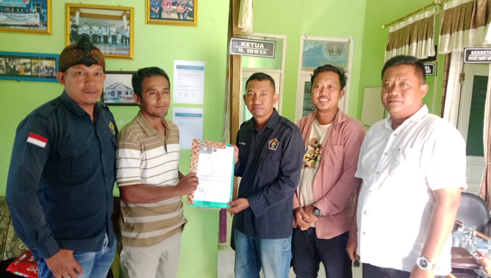 Pempred Lampung Newspaper, Rio Aldipo Daftar Bakal Calon Ketua PWI Tanggamus 