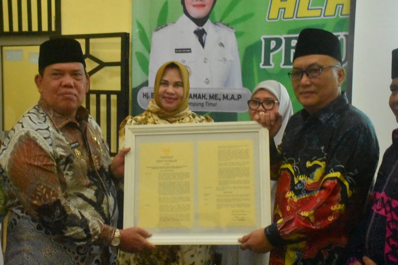 Sah, Wabup Resmikan Perubahan Nama RSUD Sukadana MnejayNama RSUD KH. Ahmad Hanafiah 