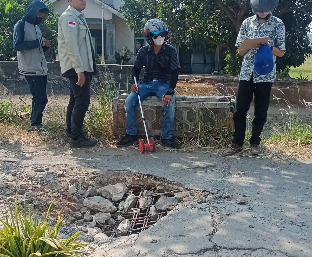 Dinas PUTR Kota Metro Janji Secepatnya Perbaiki Kerusakan Jalan Irigasi Pingled