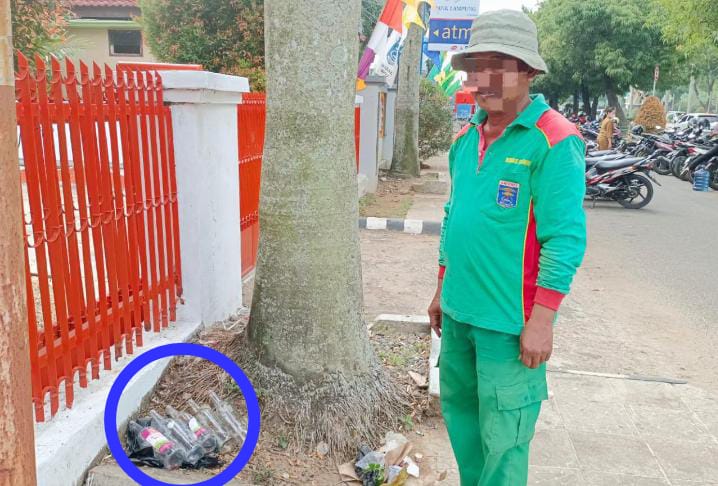 Miris, Tiap Pagi Ada Botol Miras Berserakan di Pusat Kota Metro