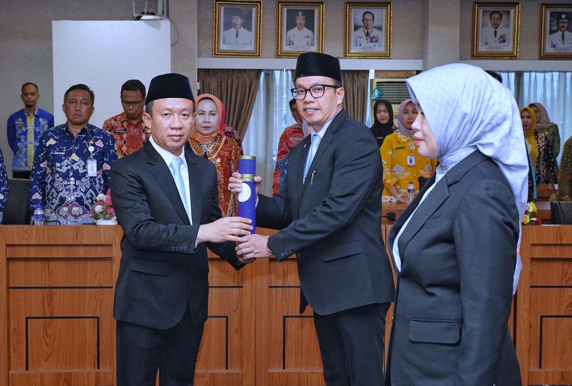 Sekdaprov Lampung Lantik Dua Pejabat Eselon II Pemprov Lampung