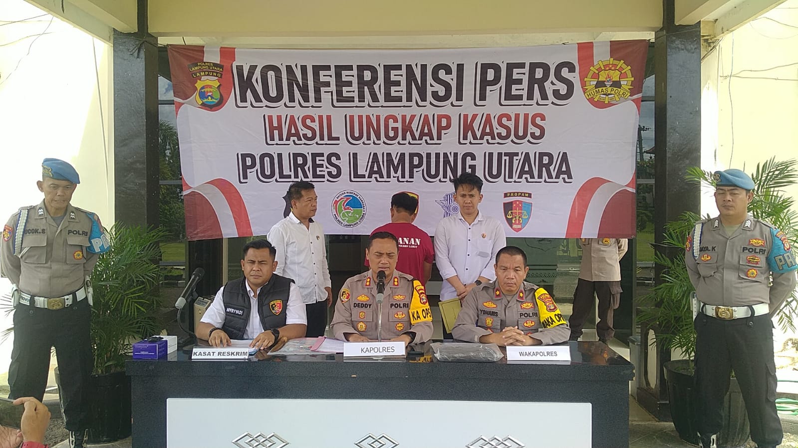 Tegaskan Komitmen, Polres Lampung Utara Amankan Pelaku Pungli