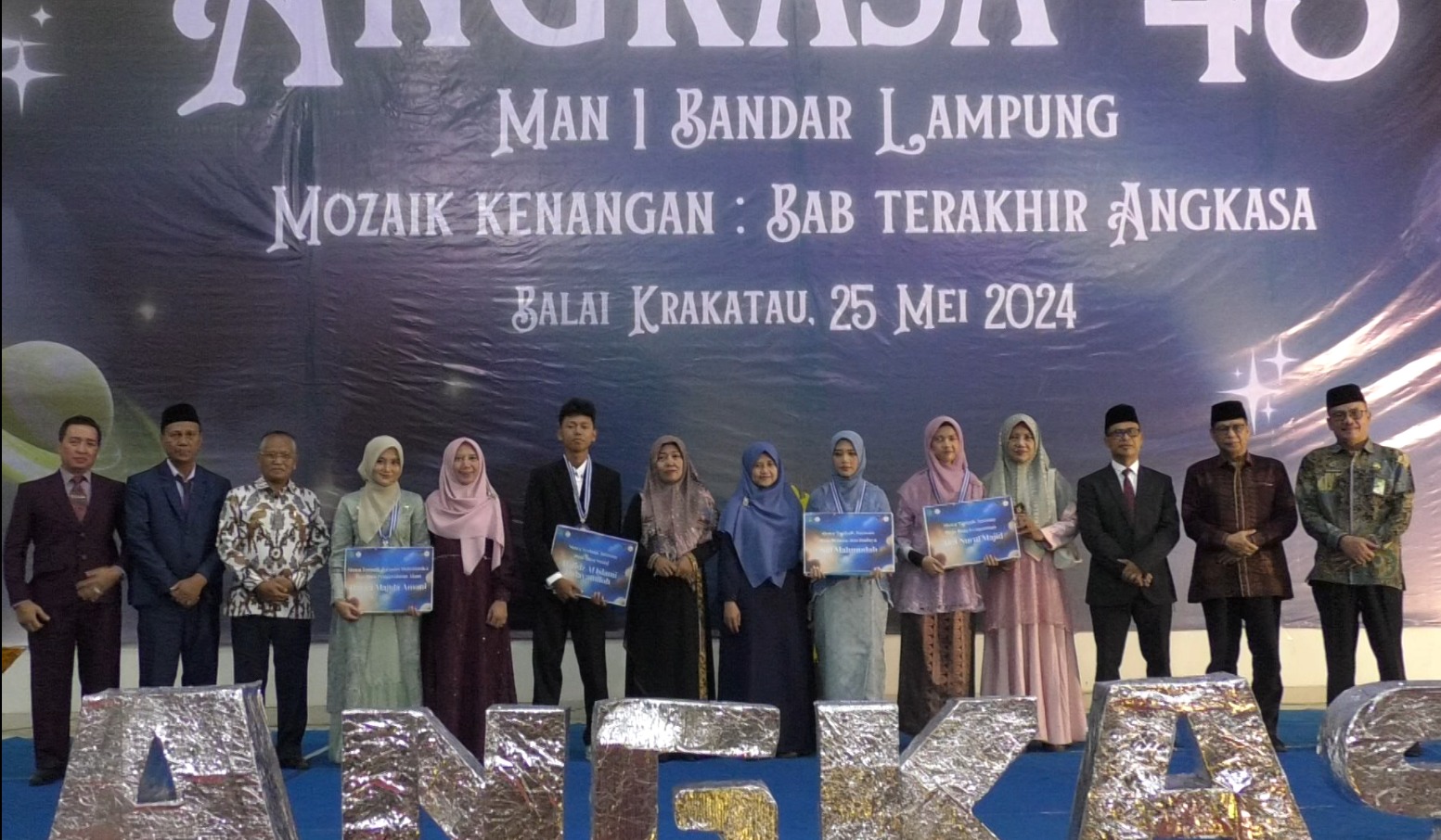 Hampir 50 % di Terima Perguruan Tinggi, MAN 1 Bandar Lampung Mewisuda 486 Siswa nya