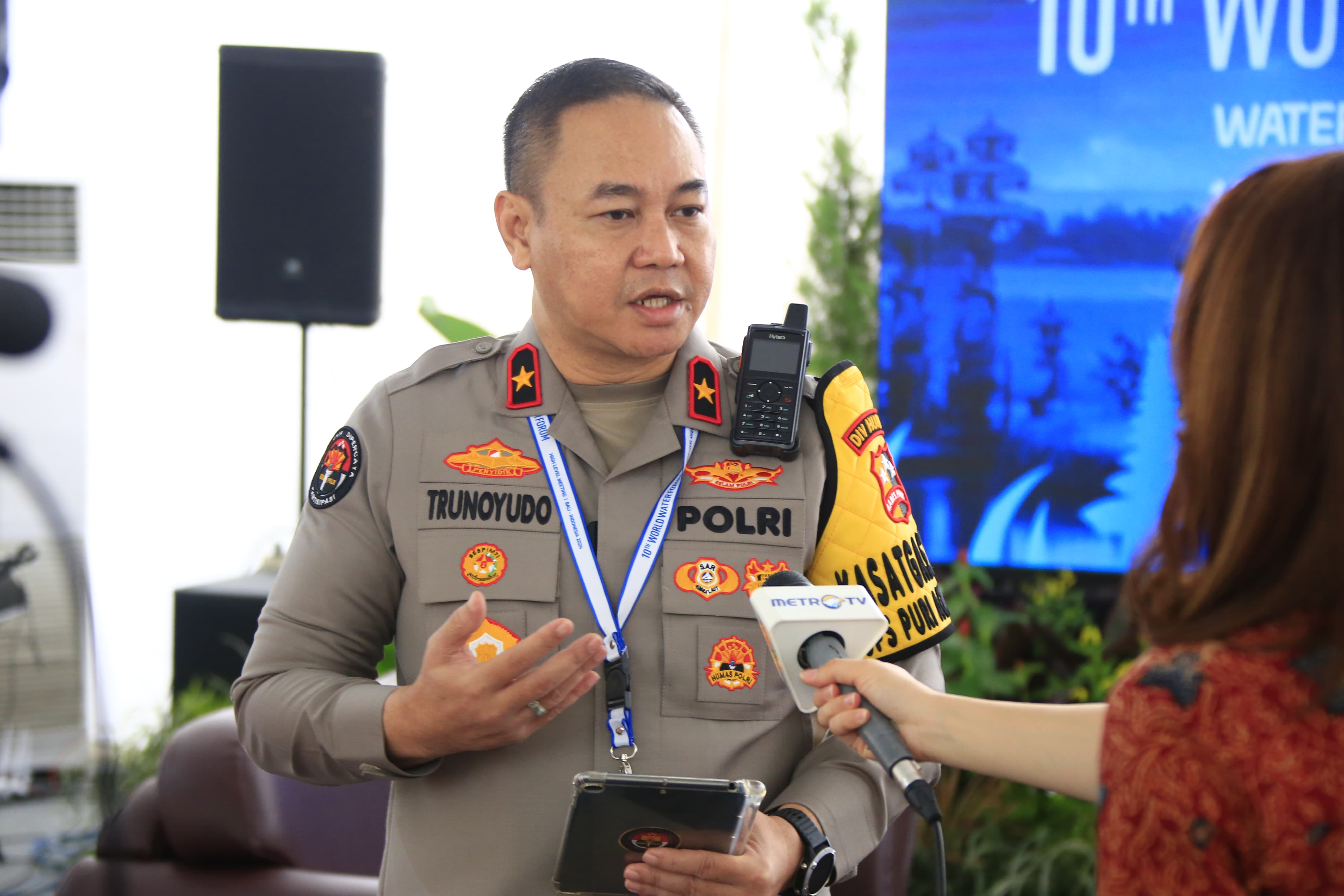 Polri Amankan Opening Ceremony WWF Ke-10 Di Bali Hari Ini