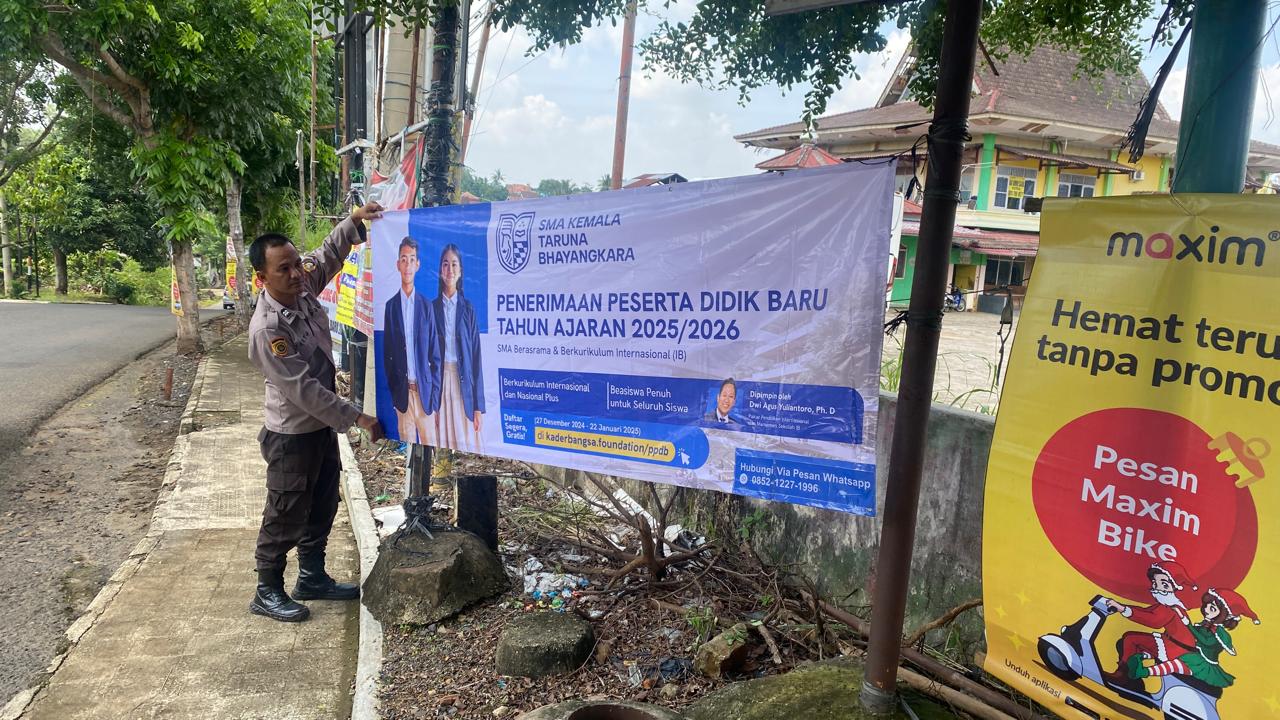 Polres Lampung Utara Gencarkan Sosialisasi Penerima Siswa Baru SMA Kemala Taruna Bhayangkara