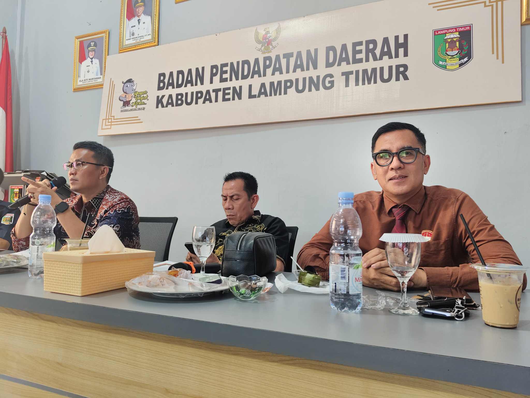 Bapenda Lamtim Paparkan PAD, PWI dan IWO Dorong Pengawasan