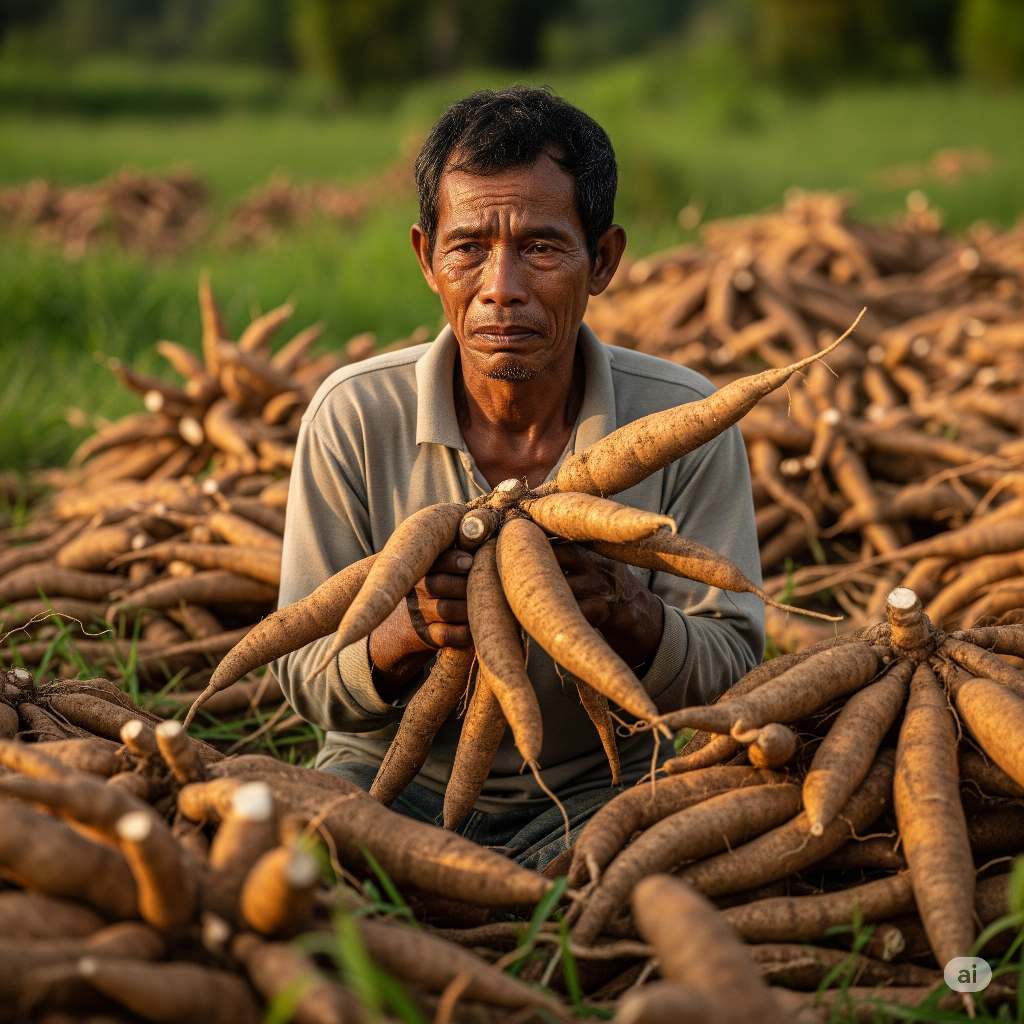 Petani Singkong Lampung Menjerit, Harga Singkong Anjlok