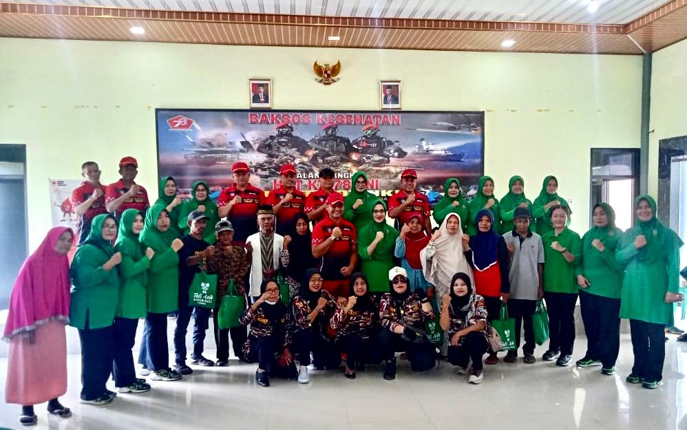 Kodim 0421/Lampung Selatan Gelar Baksos di HUT TNI 