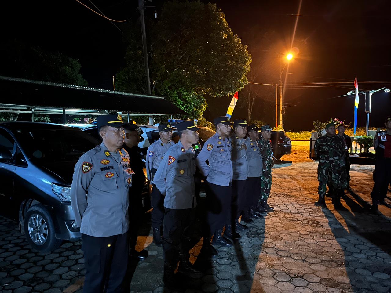 Jaga Kamtibmas Jelang Kunker Presiden Prabowo, Polres Lampung Utara Gelar Patroli
