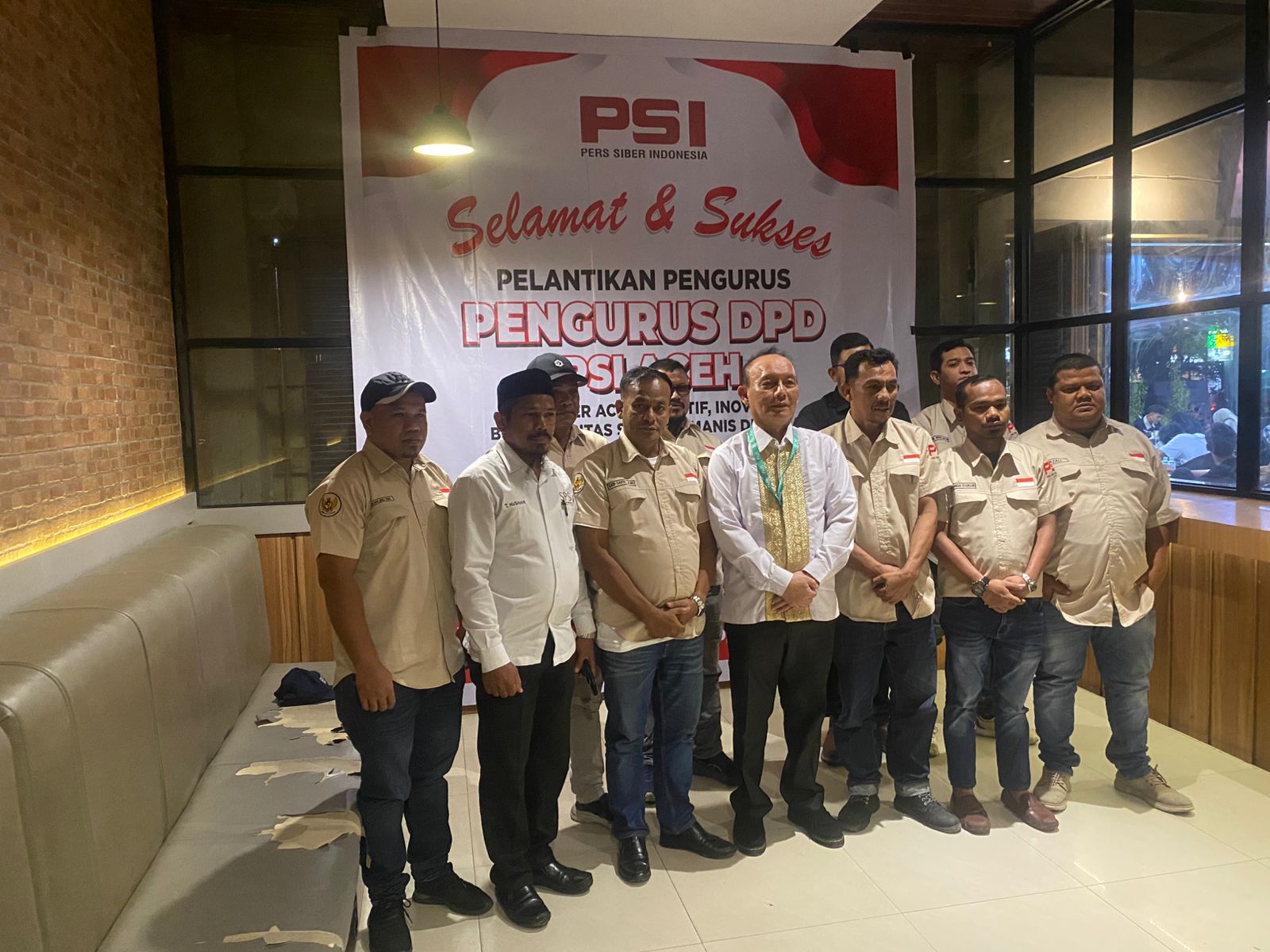 DPD PSI Aceh Resmi Dilantik, Taswin Hasbullah Ingatkan Jaga Integritas dan Profesionalisme
