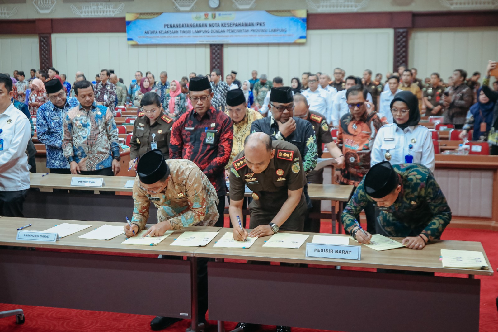 Parosil Tandatangani MoU Restorative Justice Bersama Pemprov dan APH