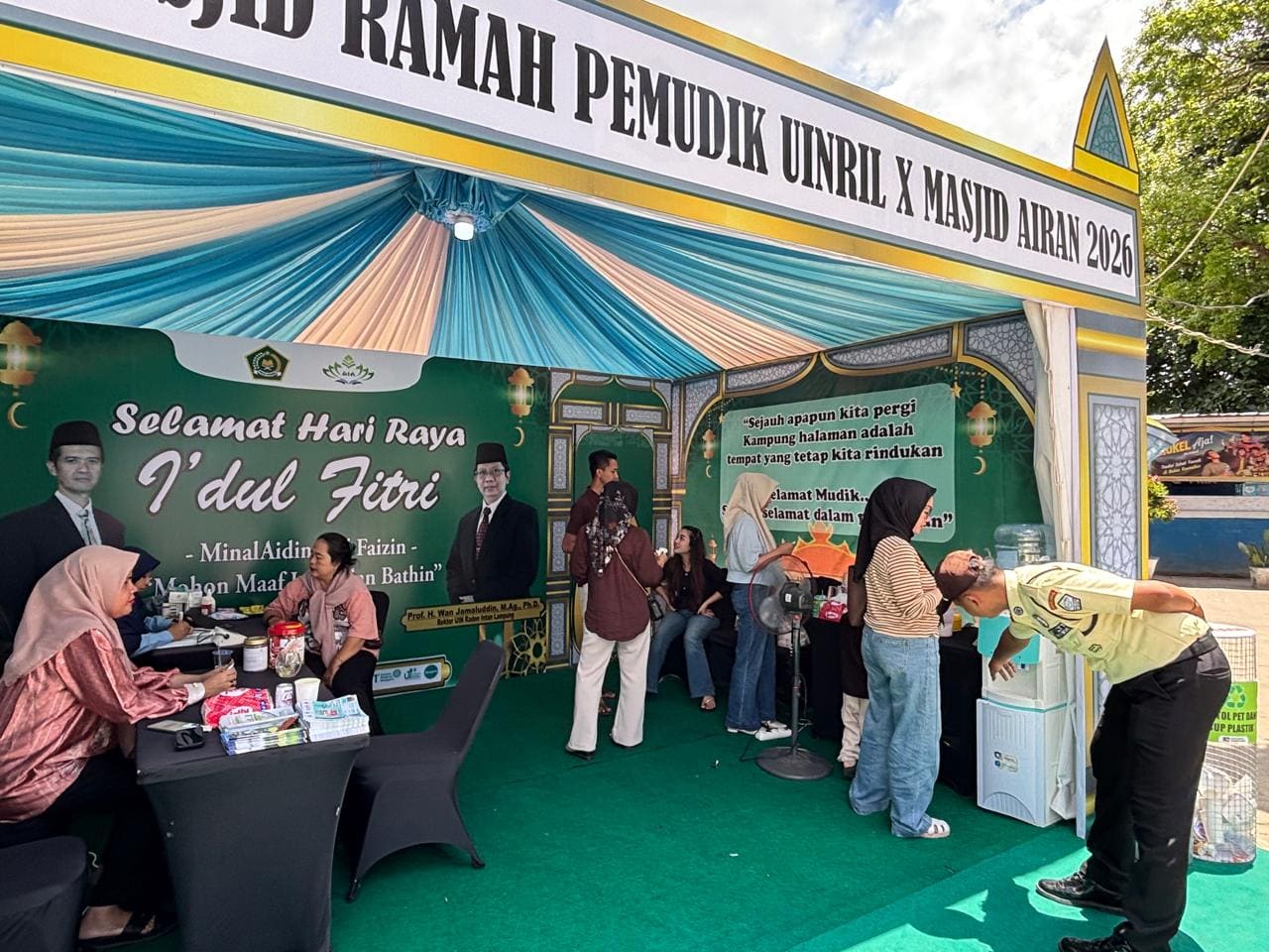 Posko Masjid Ramah Pemudik UIN RIL Berikan Pelayanan Humanis