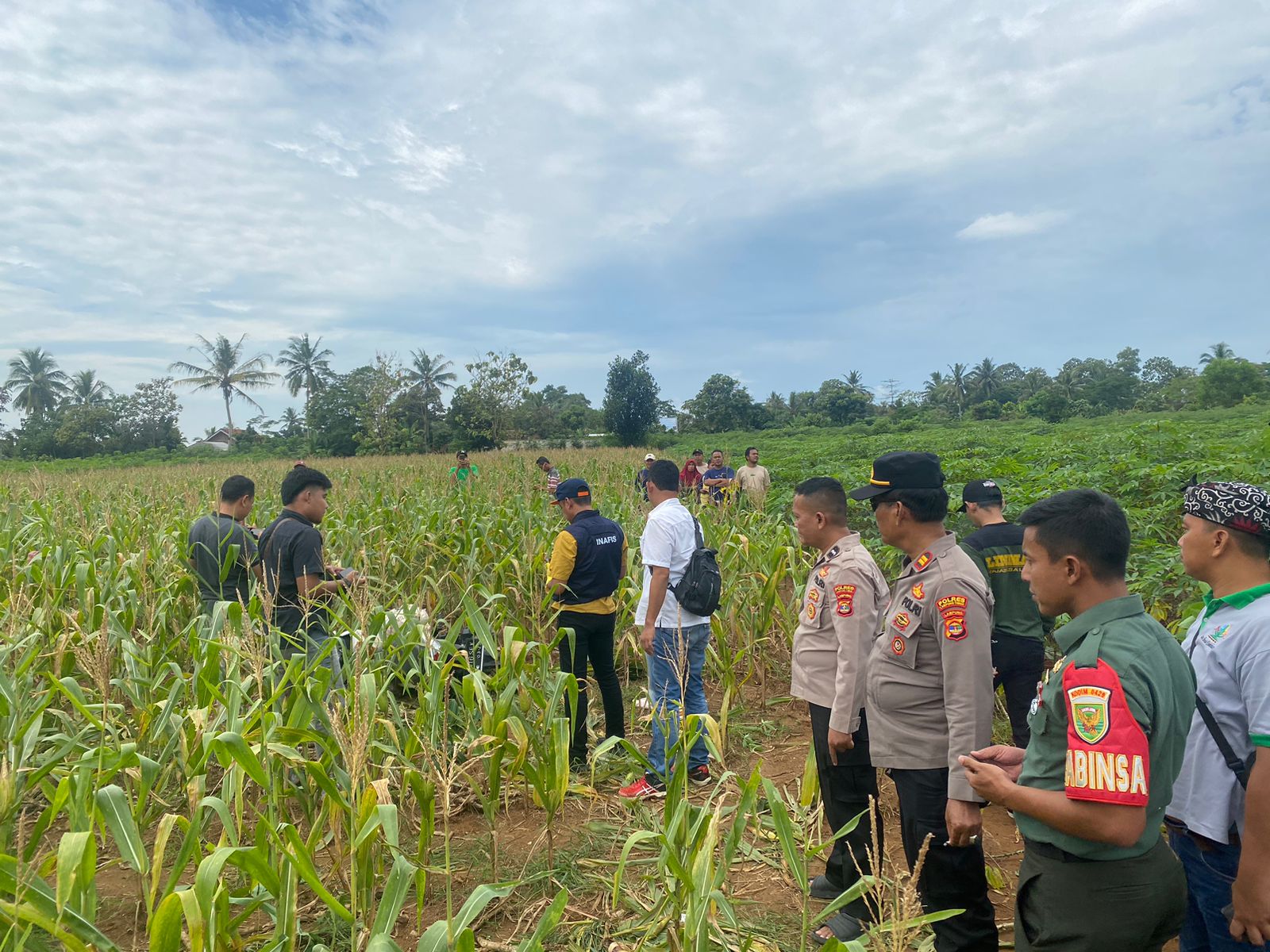 Penemuan Mayat Wanita dalam Karung di Kebun Jagung Lampung Timur