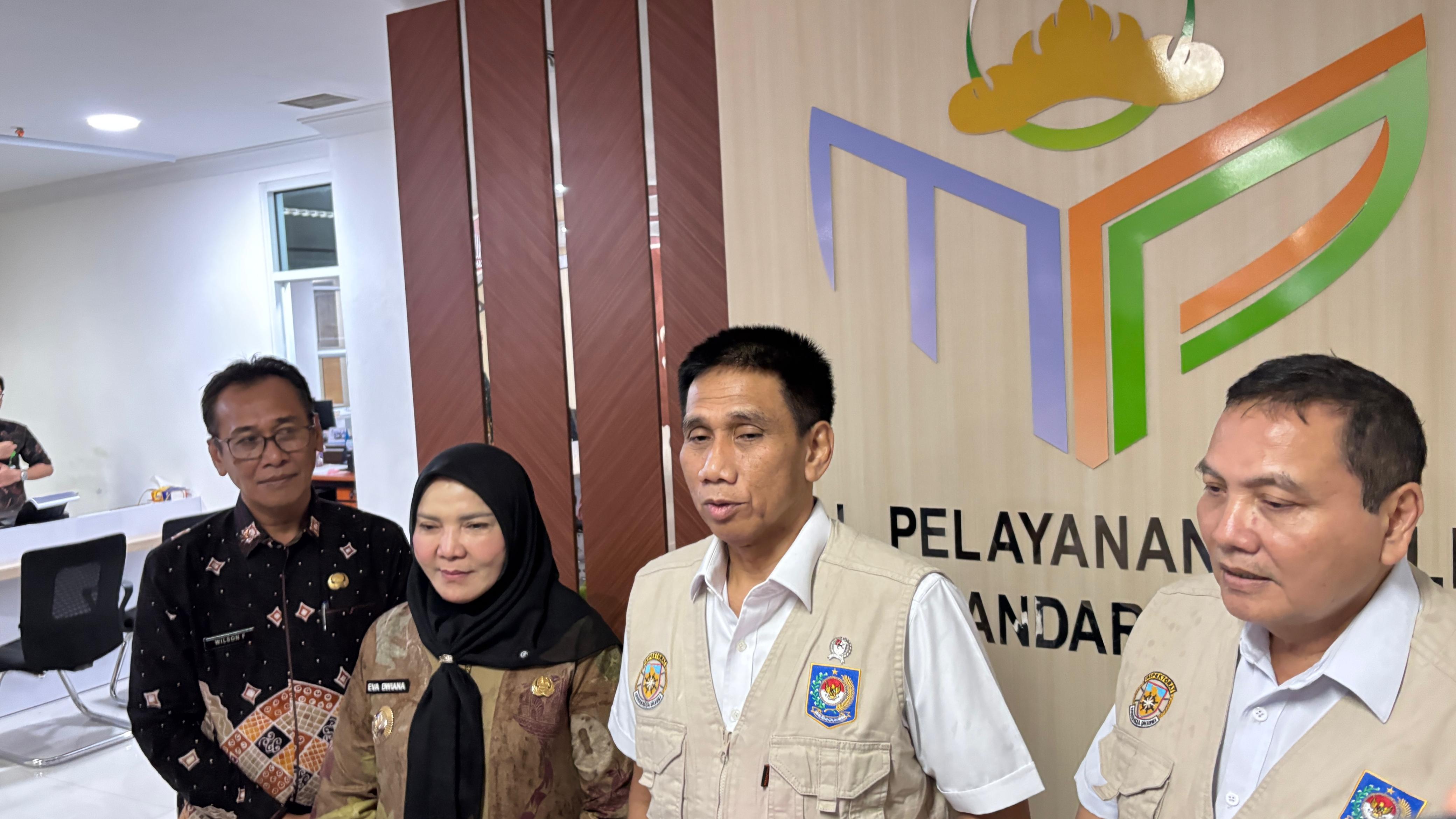 Wamendagri Sidak Pelayanan Publik di Pemkot Bandar Lampung Saat Penerapan WFH dan WFA