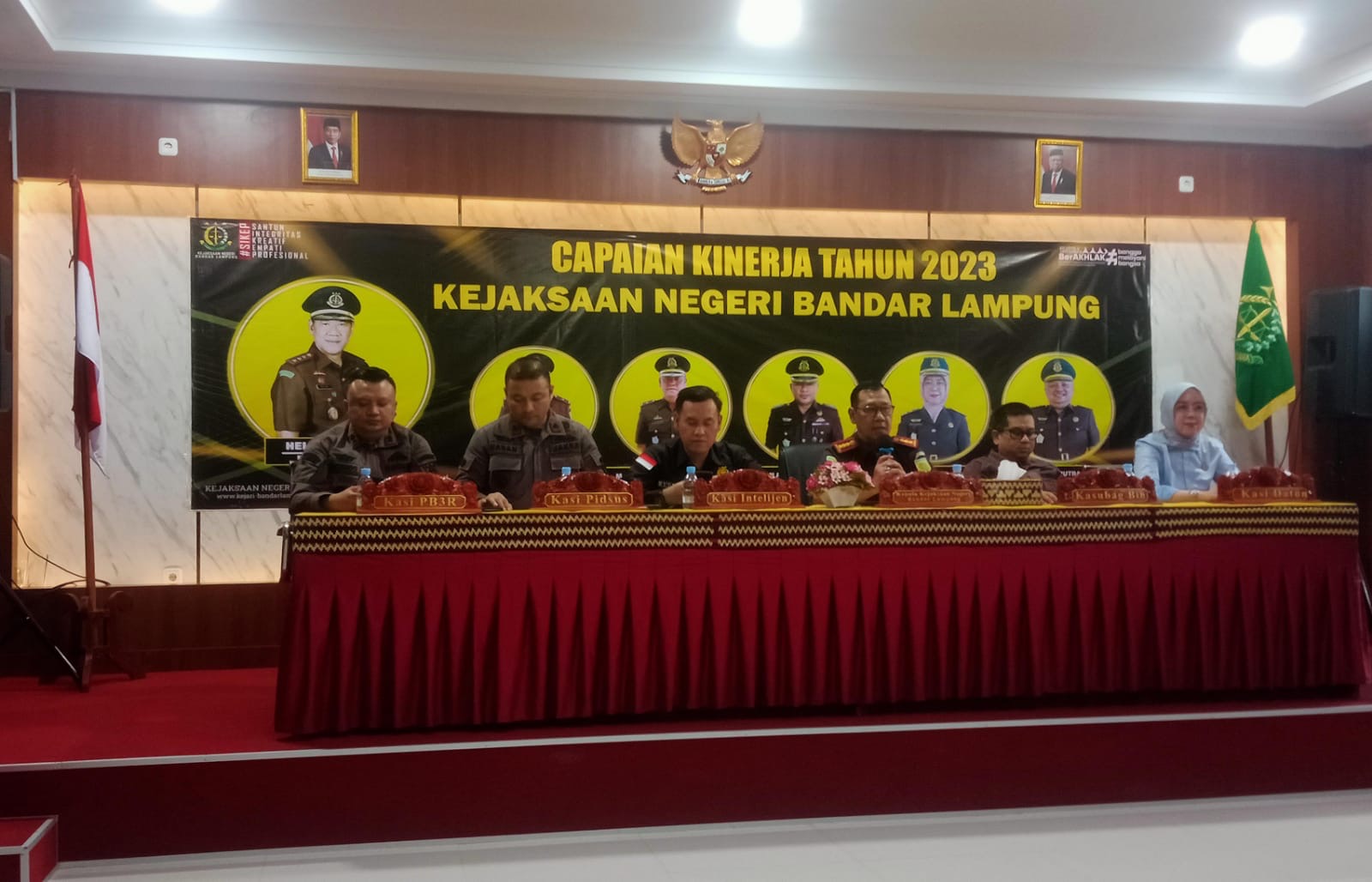 Kejari Bandar Lampung Merilis Capaian Kerja Tahun 2023