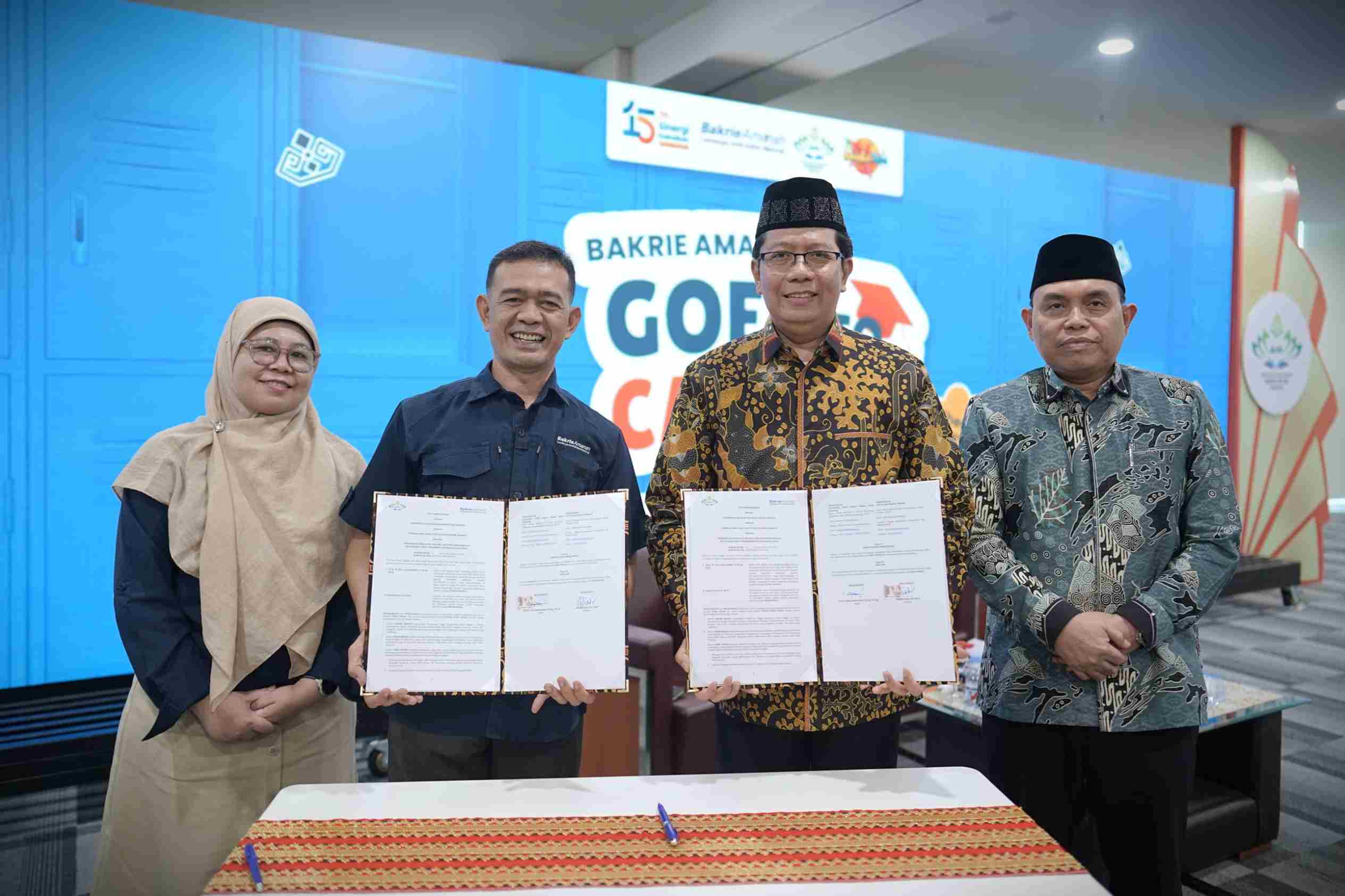 UIN Raden Intan Lampung dan Bakrie Amanah Jalin Kerja Sama