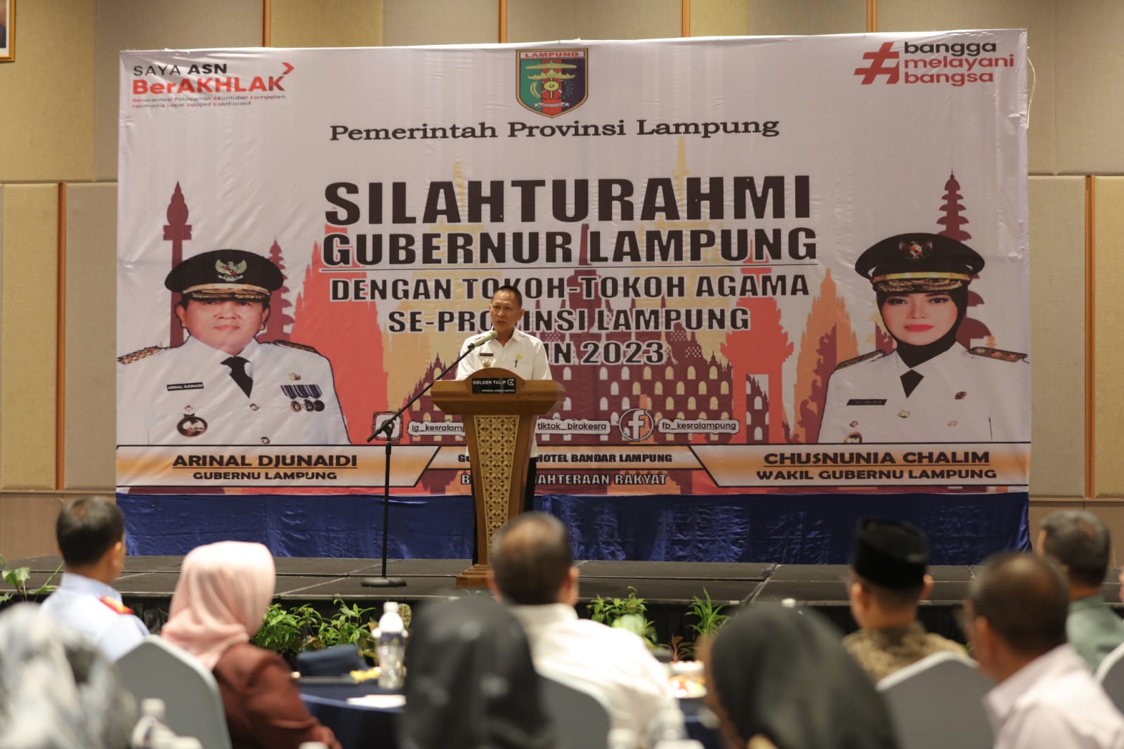 Pemprov Gelar Silaturahmi Dengan Tokoh Agama se-Provinsi Lampung