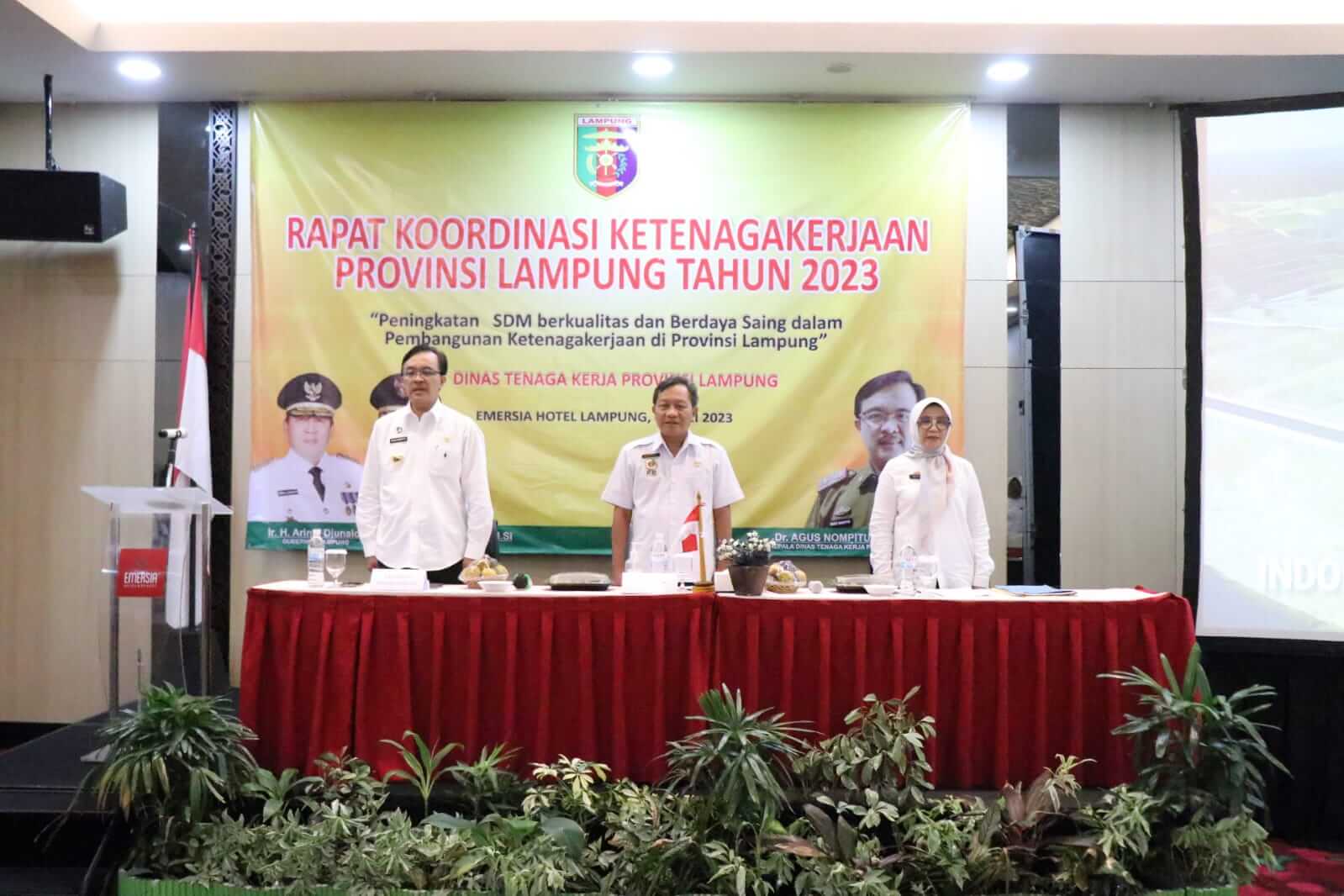 Pemprov Lampung Gelar Rakor dan Konsolidasi Arah Kebijakan Ketenagakerjaan Tahun 2023