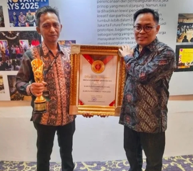 Pemkab Lampura Raih IGA 2025 Kategori Kabupaten Sangat Inovatif