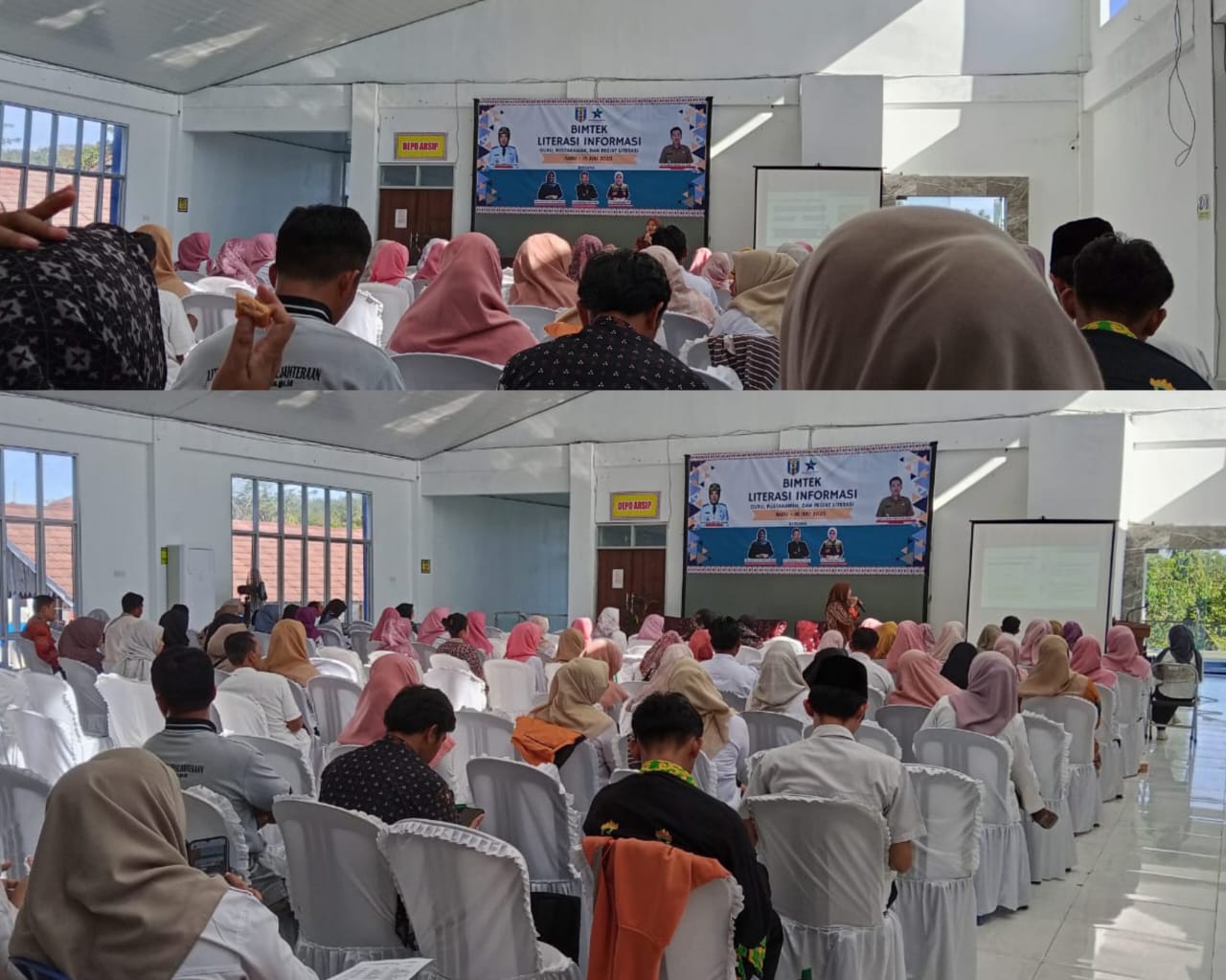 Kadis Perpusda Waykanan Buka Bimtek Literasi Informasi 2025