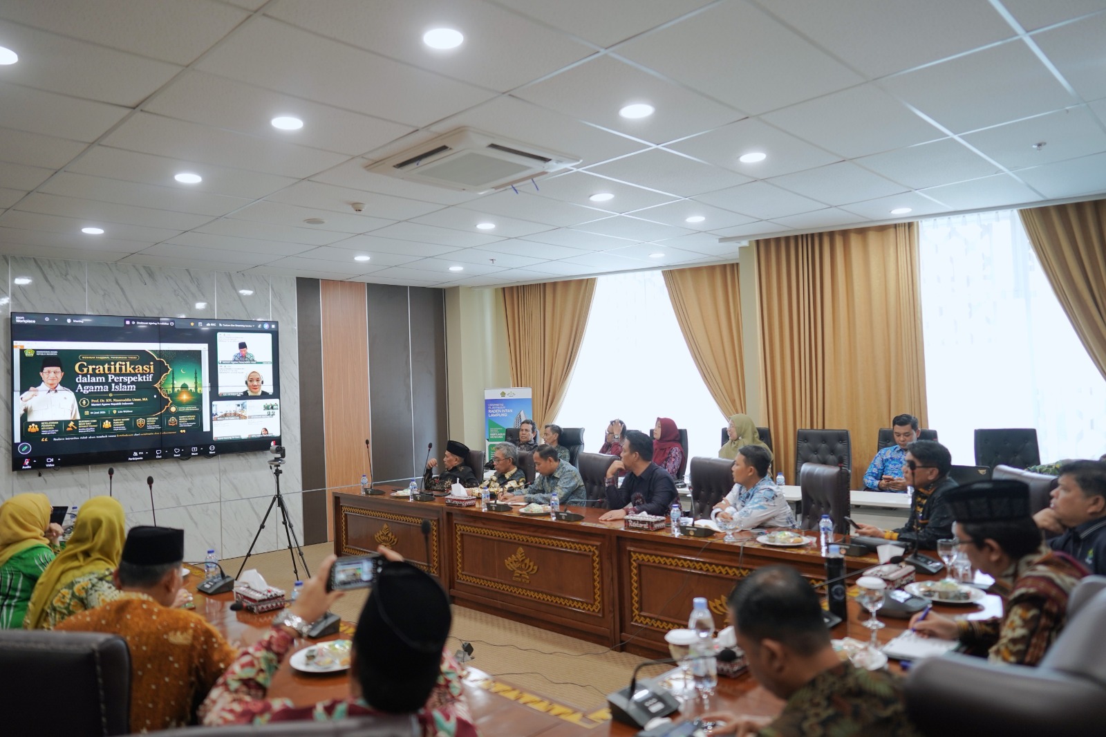 Rektor UIN RIL Tegaskan Komitmen Perkuat Integritas dan Cegah Gratifikasi