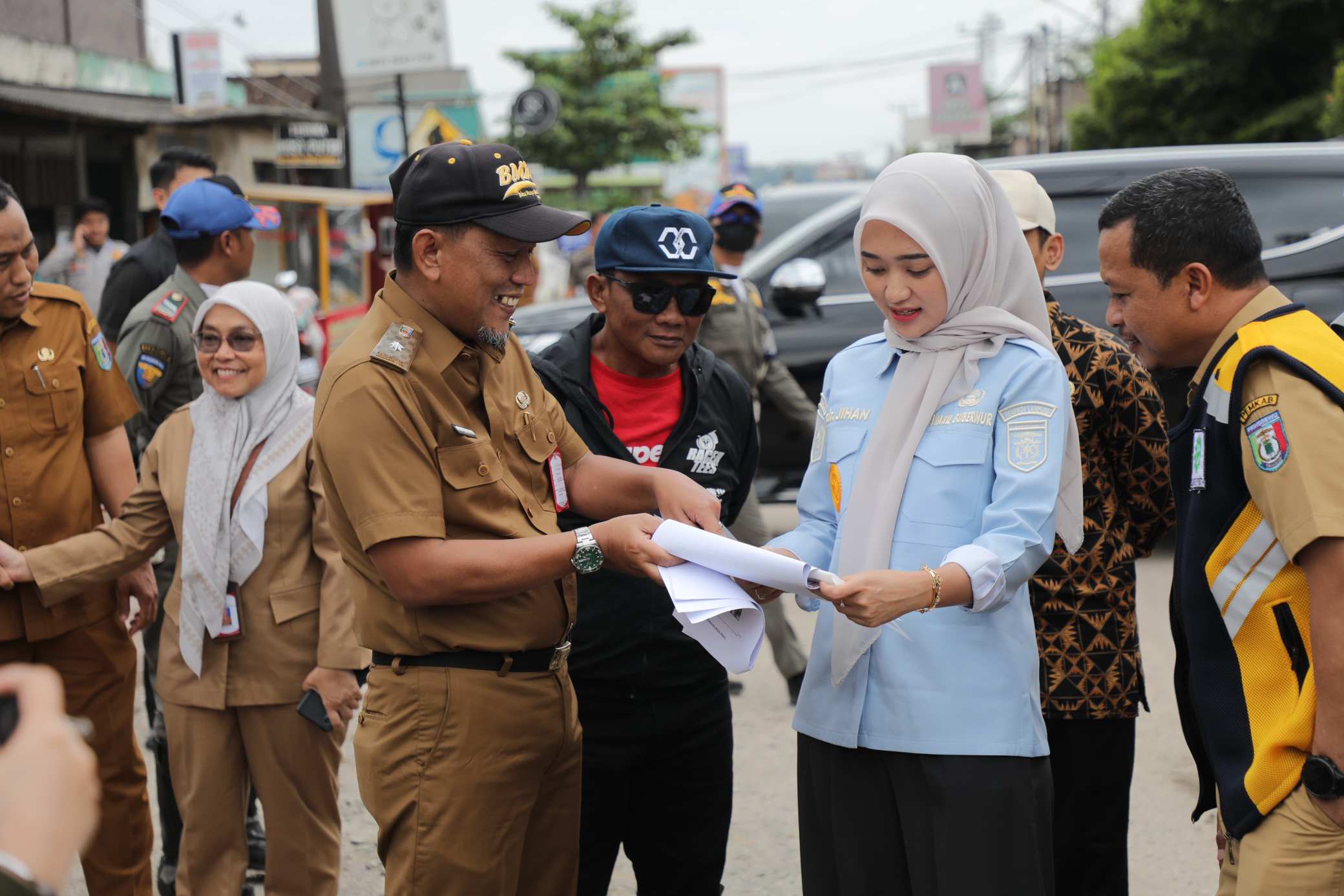 Jihan Nurlela Tinjau Perbaikan Ruas Jalan Pringsewu–Pardasuka