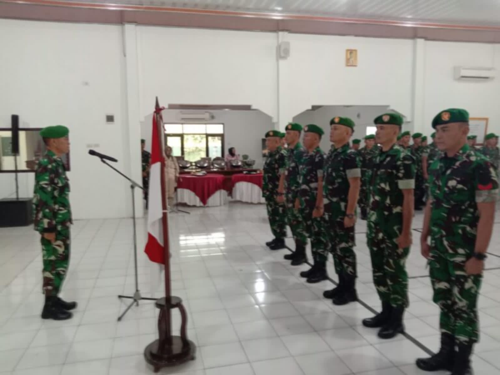 Naik Pangkat, Prajurit Kodim 0412/LU Diingatkan Tidak Mencoreng Institusi 