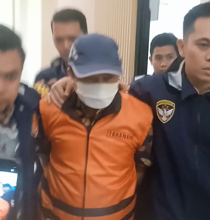 Sekda Lampung Tengah Welly Adi Wantra Ditahan Polda Lampung
