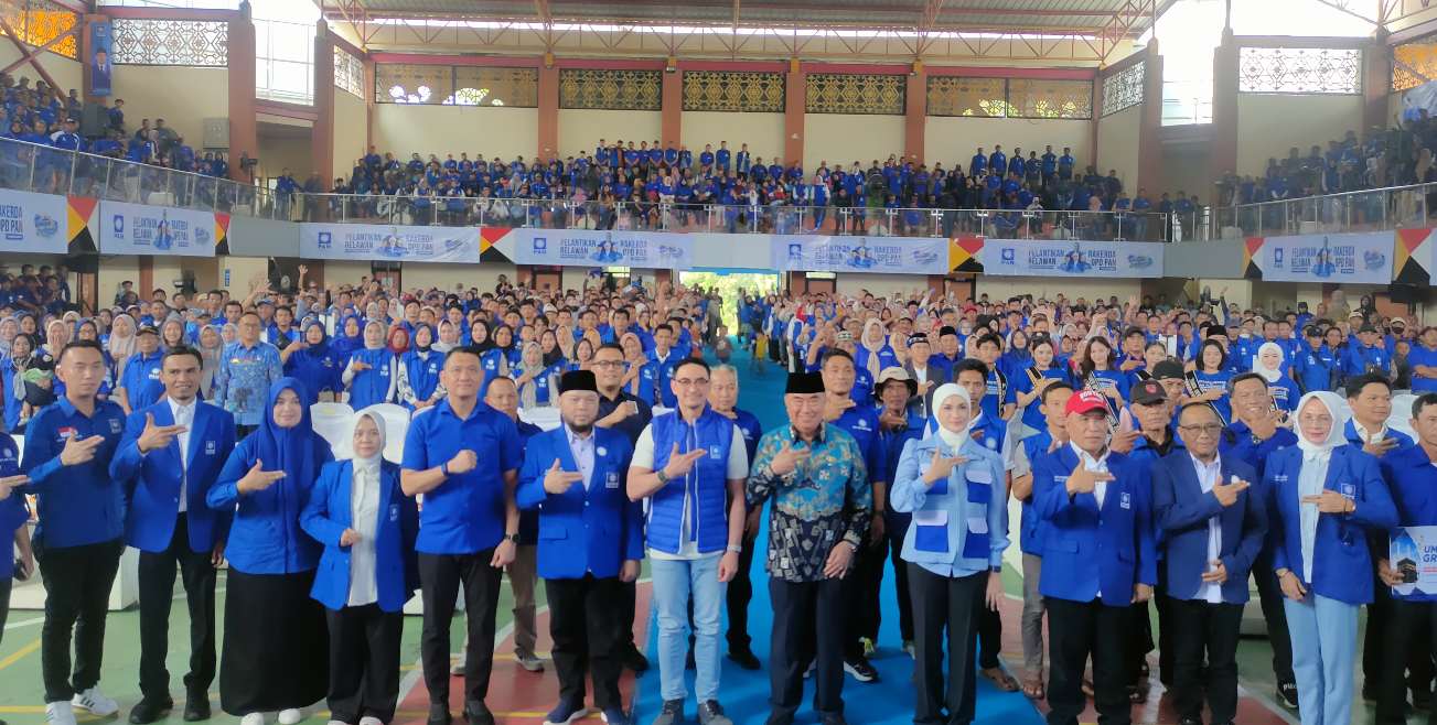 PAN Tanggamus Perkuat Basis Akar Rumput, 2.000 Relawan dan Pengurus Ranting Dilantik