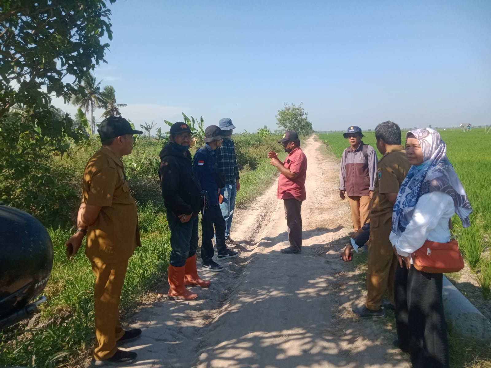 Kementan Datang Atasi Kekeringan Sawah di Palas Pakai Sumur Bor