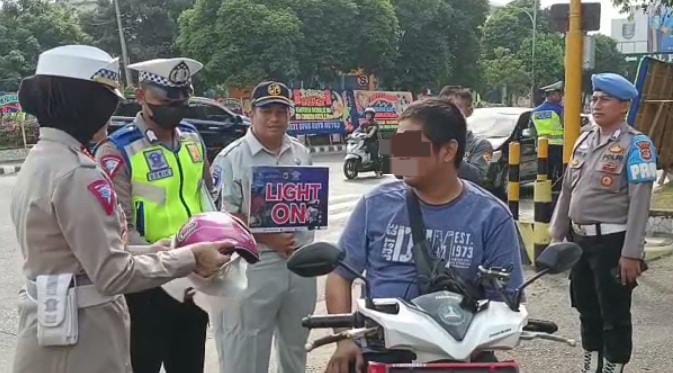 Ratusan Pelanggar Lalulintas di Kota Metro Terjaring Operasi Patuh Krakatau 