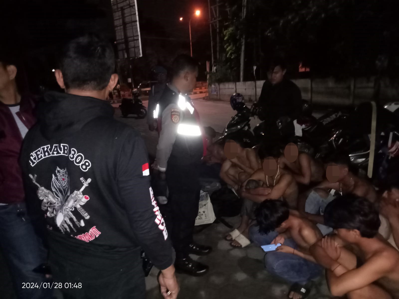 Hendak Tawuran, Polsek Sukarame Amankan 11 Remaja