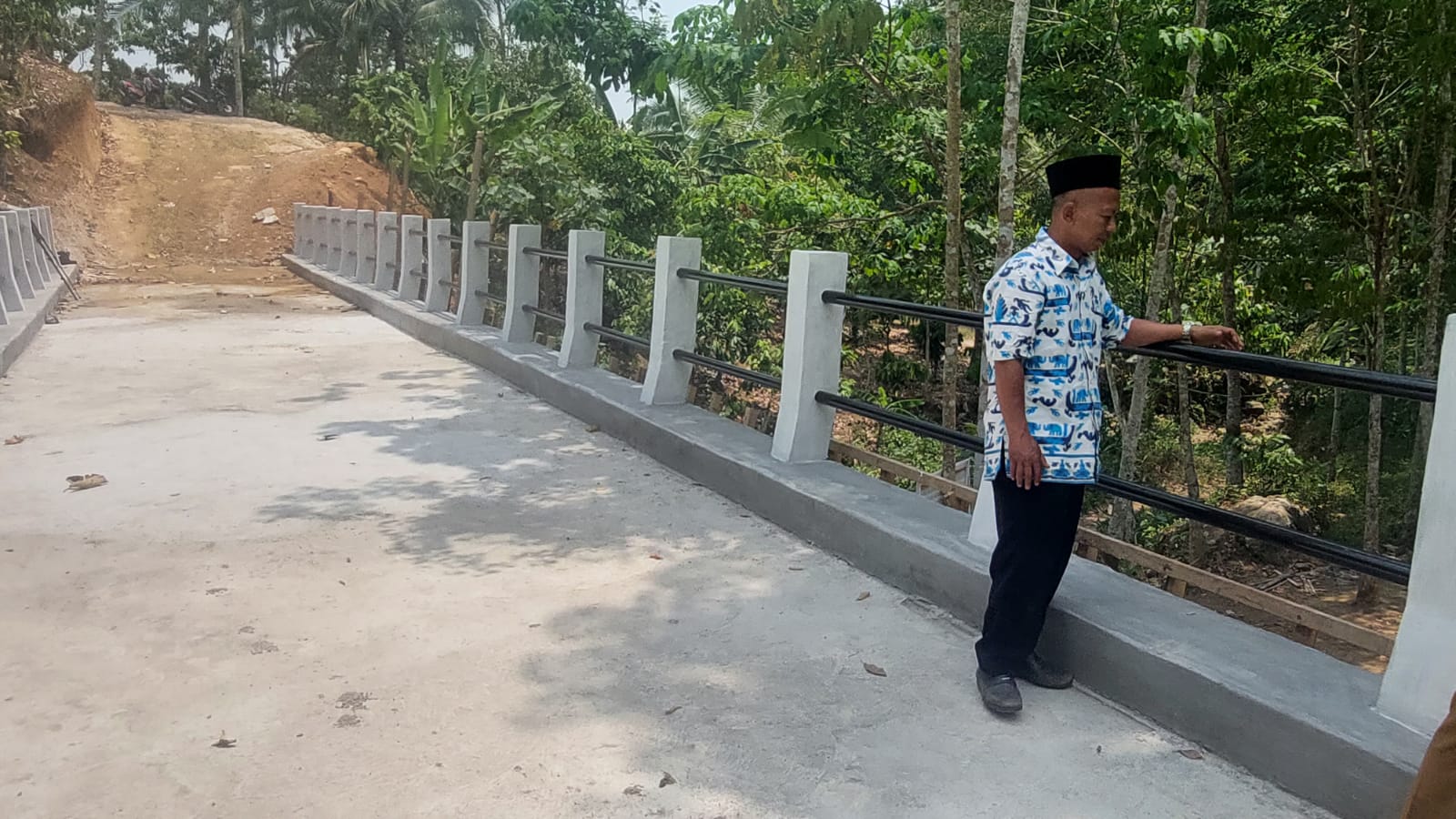 Desa Bogorrejo, Pesawaran Bangun Jembatan Penghubung  Antar Dusun
