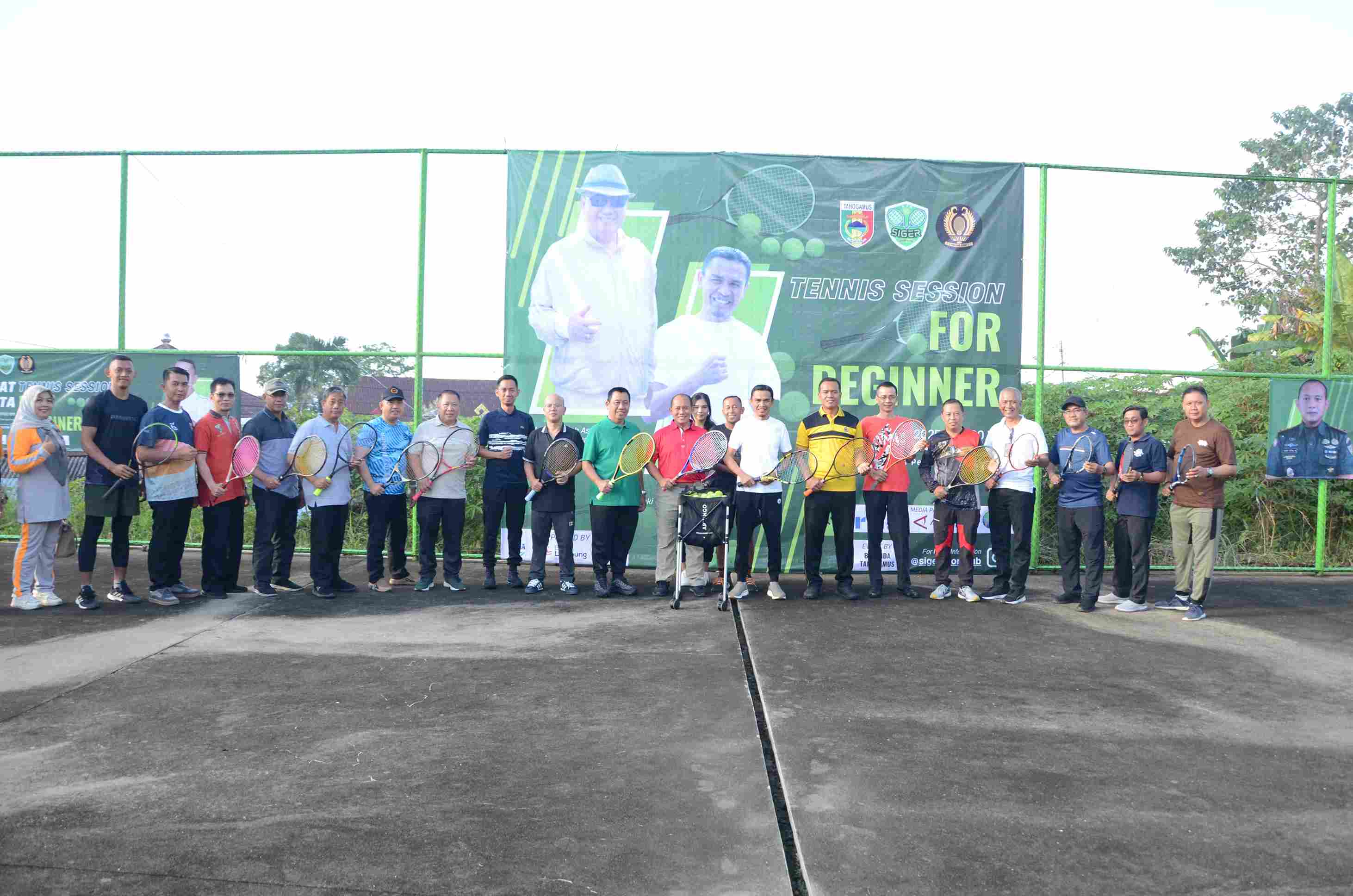 Tennis Session for Beginner Langkah Strategis Cetak Atlet Muda Berbakat Tanggamus