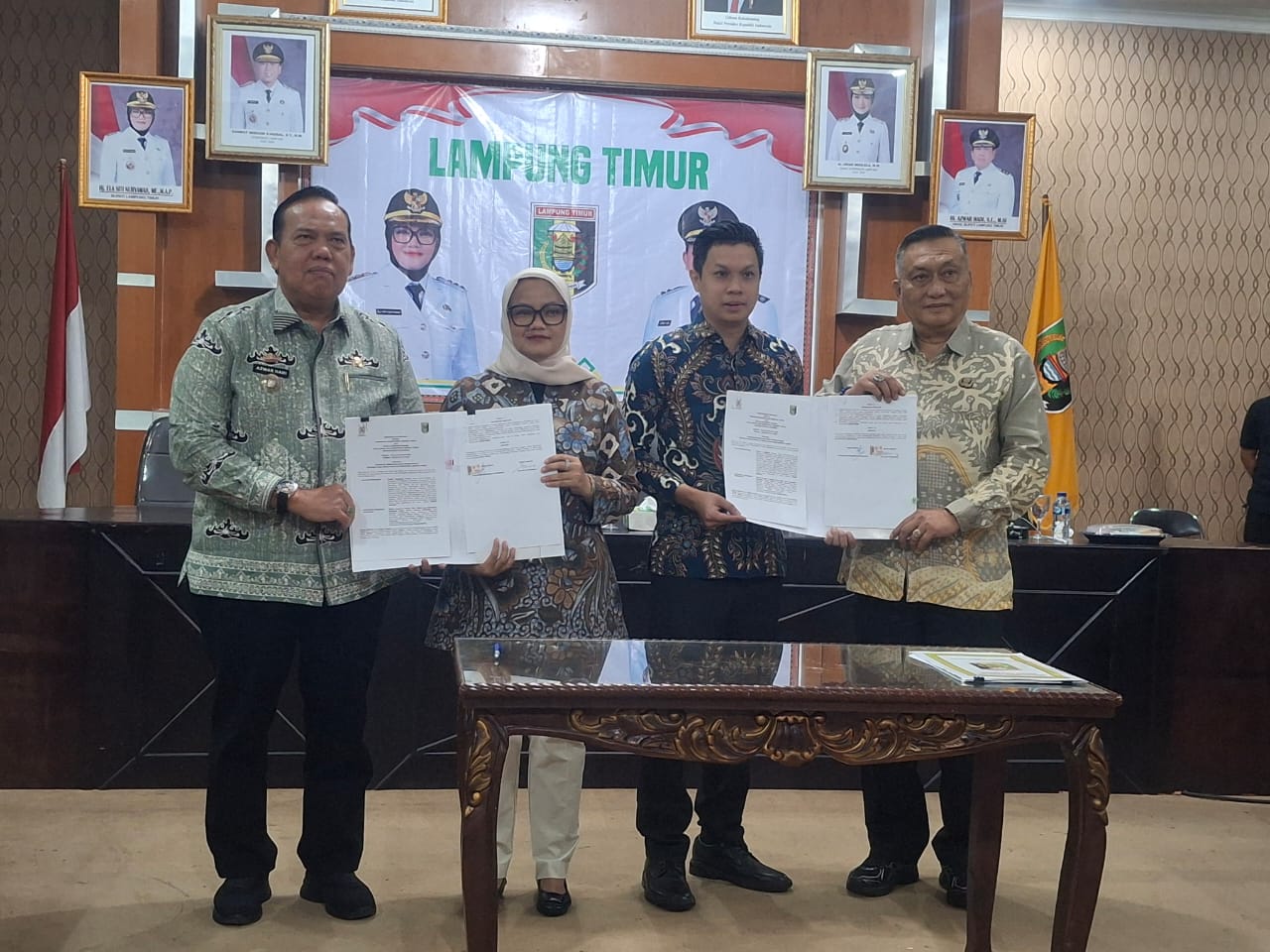 Pemkab Lampung Timur dan INI Jalin Kerja Sama Dukung Legalitas Koperasi Merah Putih