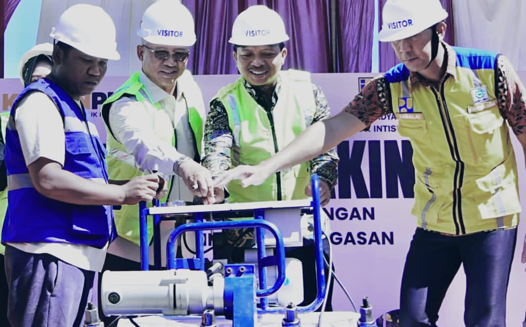 Bupati Riyanto Groundbreaking Pembangunan SPAM IKK Way Sepagasan 