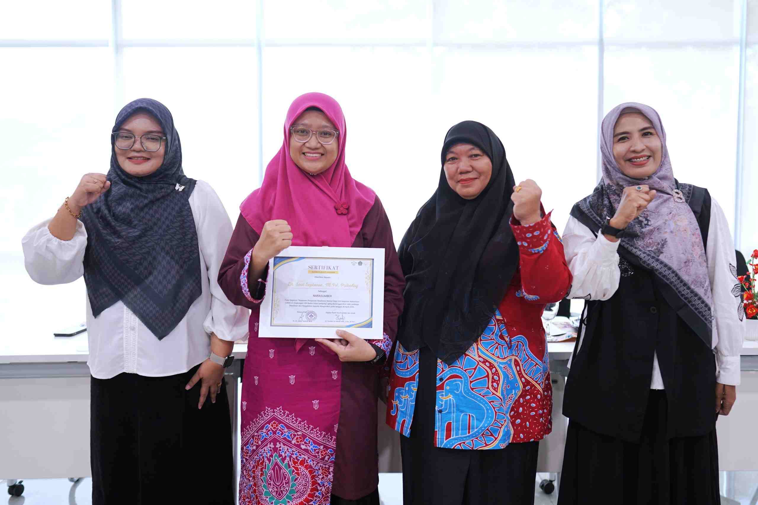 PSGA UIN RIL Gelar Penguatan Kesehatan Mental bagi Pengurus UKM