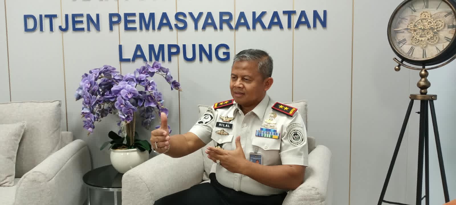 Ditjenpas Lampung Perketat Kesiapsiagaan UPT Pemasyarakatan Hadapi Abu Vulkanik Anak Krakatau