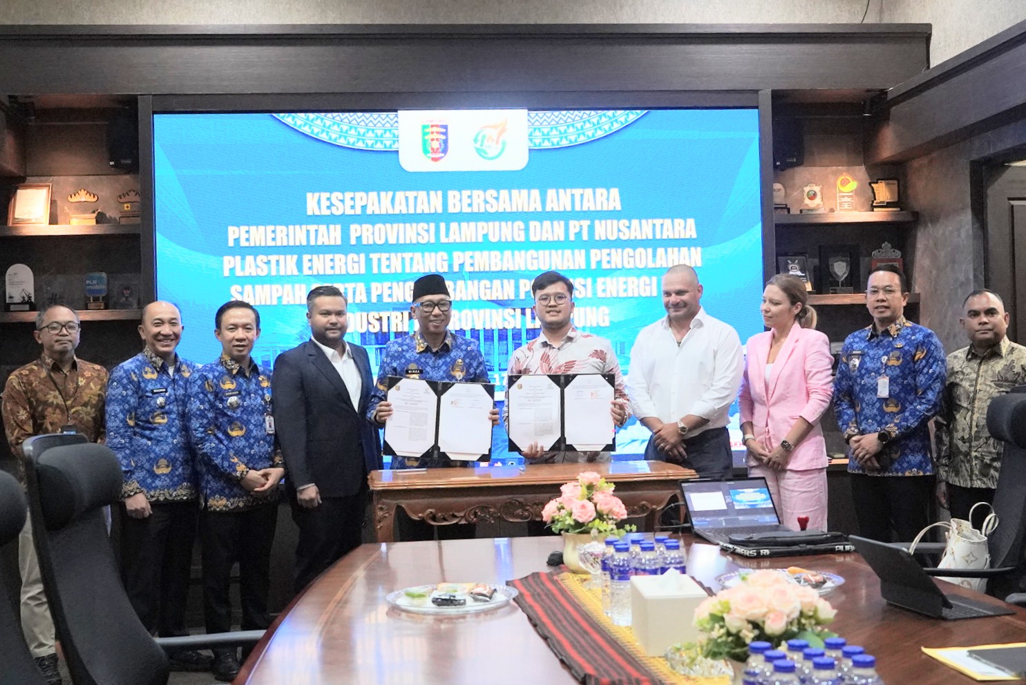 Lampung Jadi Proyek Percontohan Nasional Pengolahan Sampah dan Energi Hijau