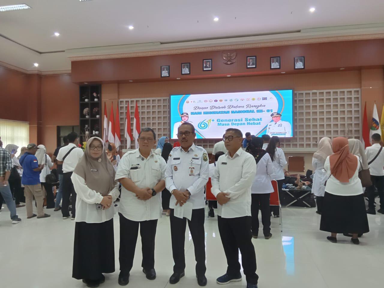 Pemkot Bandar Lampung Gelar Donor Darah HKN ke-61, Targetkan 250 Kantong