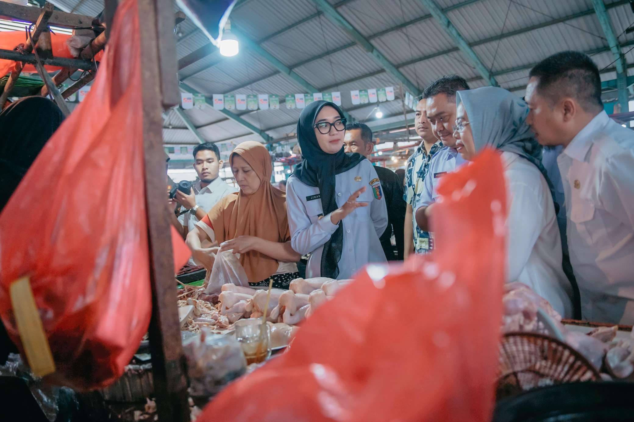 Jelang Ramadan, Wagub Lampung Cek Harga Bahan Pokok dan Ketersediaan Stok di Pasar Kangkung