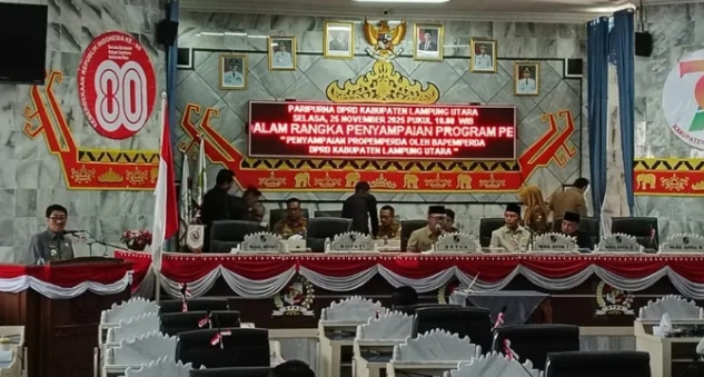 DPRD Lampura Sahkan APBD 2026, Fokus Perkuat Layanan Publik