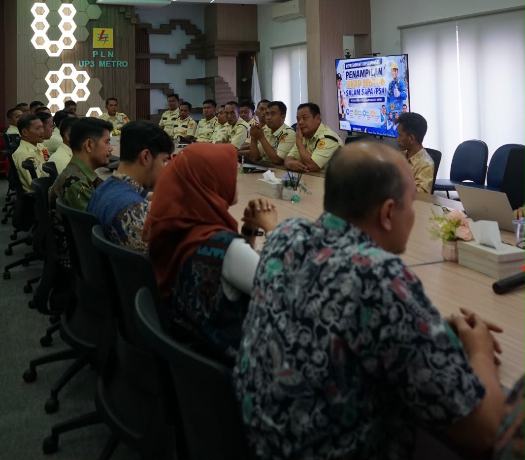 PLN UP3 Metro Perkuat Kompetensi Satpam melalui Refreshment PS4 dan Upskilling PLN Mobile 